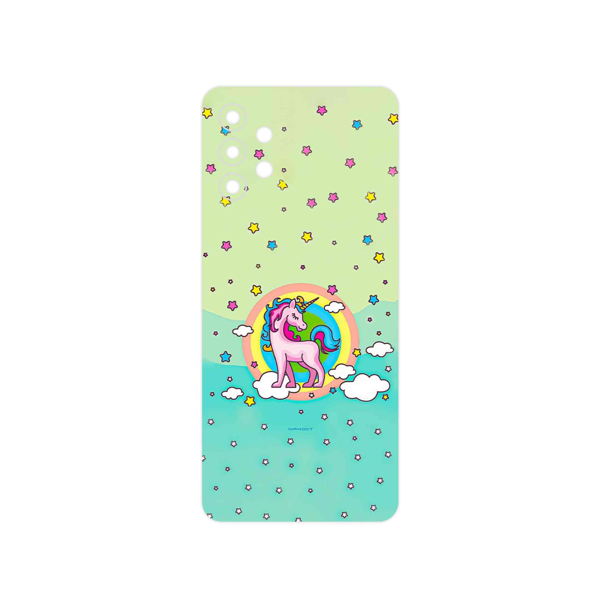 برچسب پوششی ماهوت مدل Rainbow unicorn adventure مناسب برای گوشی موبایل سامسونگ Galaxy M32 5G
