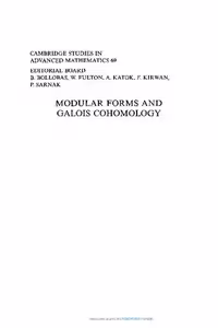 خرید و دانلود نسخه کامل کتاب Modular Forms and Galois Cohomology