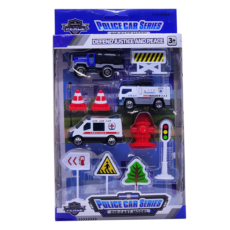 کیت ماشین بازی مدل امداد کوهستانی مجموعه 11 عددی