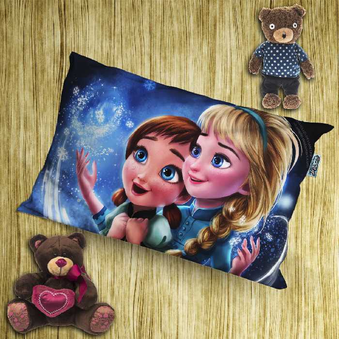  روبالشی کودک هزاردستان طرح دختران مدل rob185 