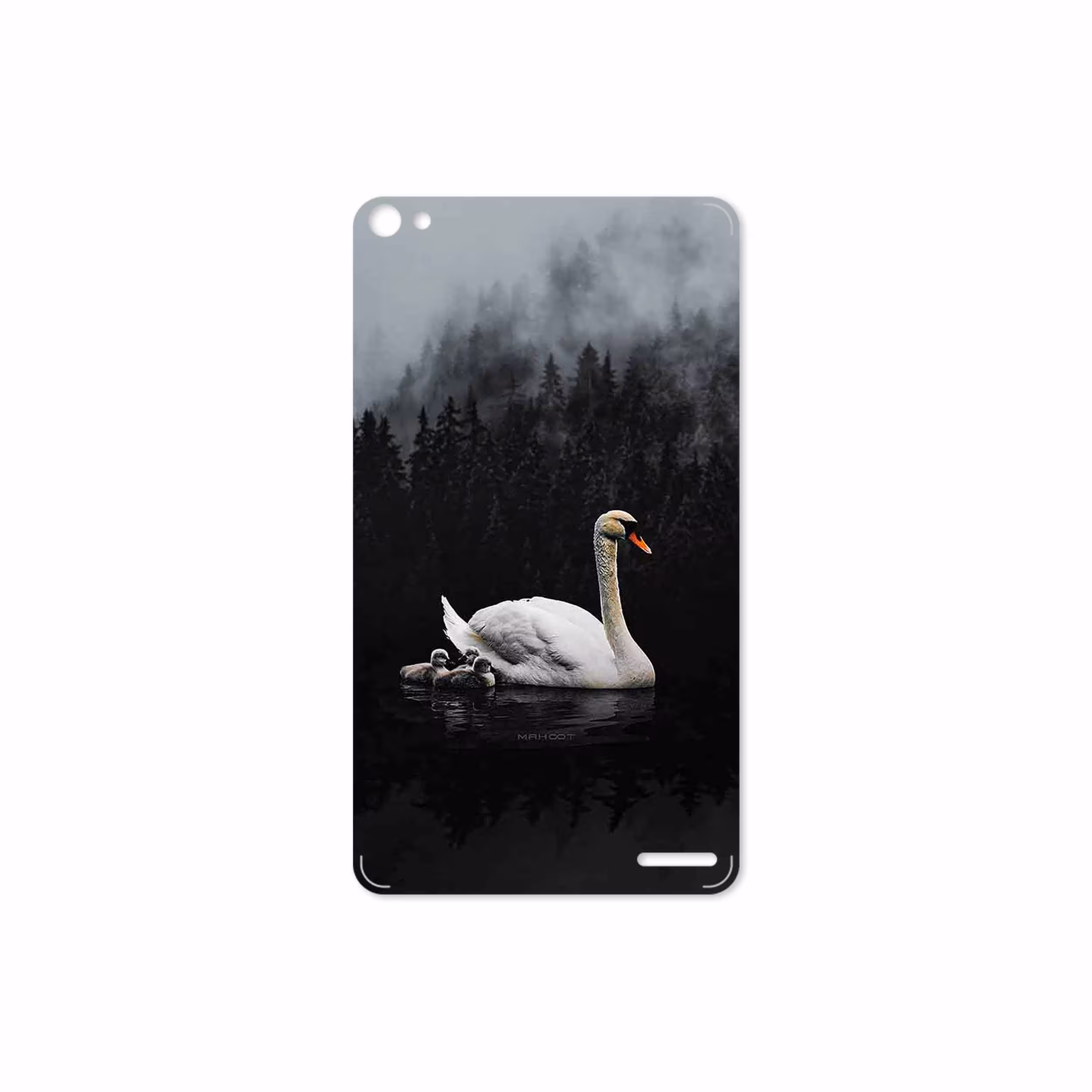 برچسب پوششی ماهوت مدل Swan Lake مناسب برای تبلت هوآوی Mediapad X2 2015