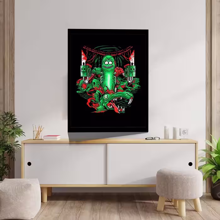 تابلو مدل Rick &amp; Morty کد F-1059