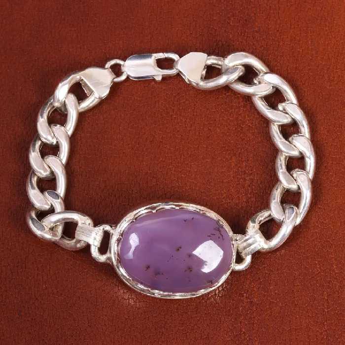 دستبند عقیق مردانه کد 19089 - جواهری مشاهیر