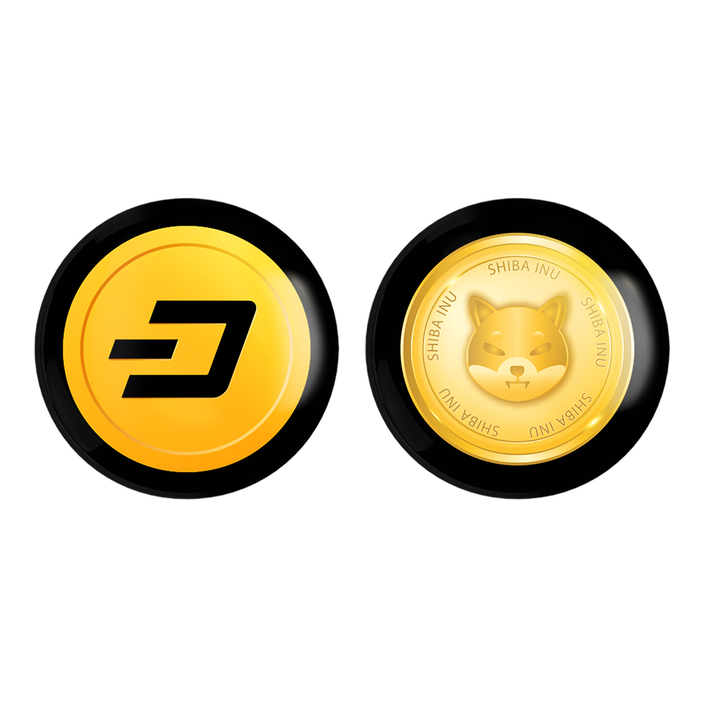 پیکسل خندالو مدل ارز دیجیتال دش و دوج کوین کد 1090910912 مجموعه 2 عددی