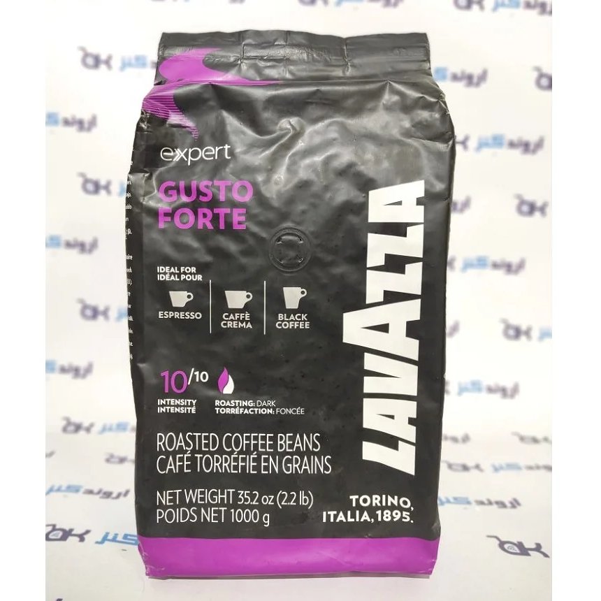 دانه قهوه لاوازا LAVAZZA مدل Gusto Forte

