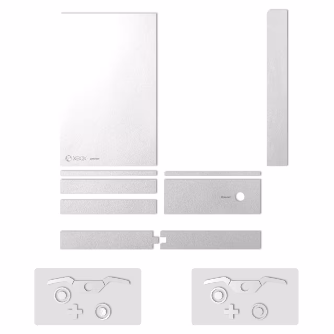 برچسب ماهوت مدل Metallic White مناسب برای کنسول بازی Xbox One