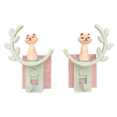 آویز حوله مدل گربه بسته 2 عددی