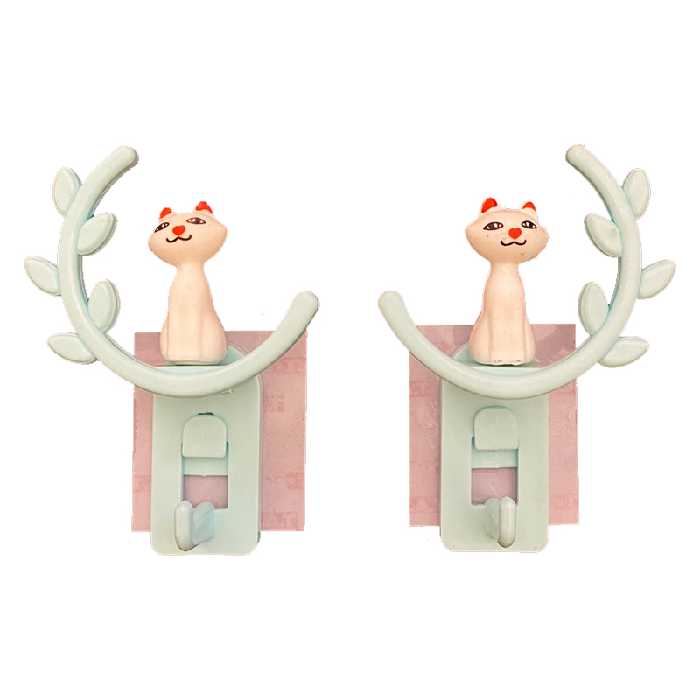 آویز حوله مدل گربه بسته 2 عددی