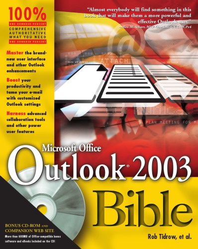 خرید و دانلود نسخه کامل کتاب Microsoft Outlook 2003 bible