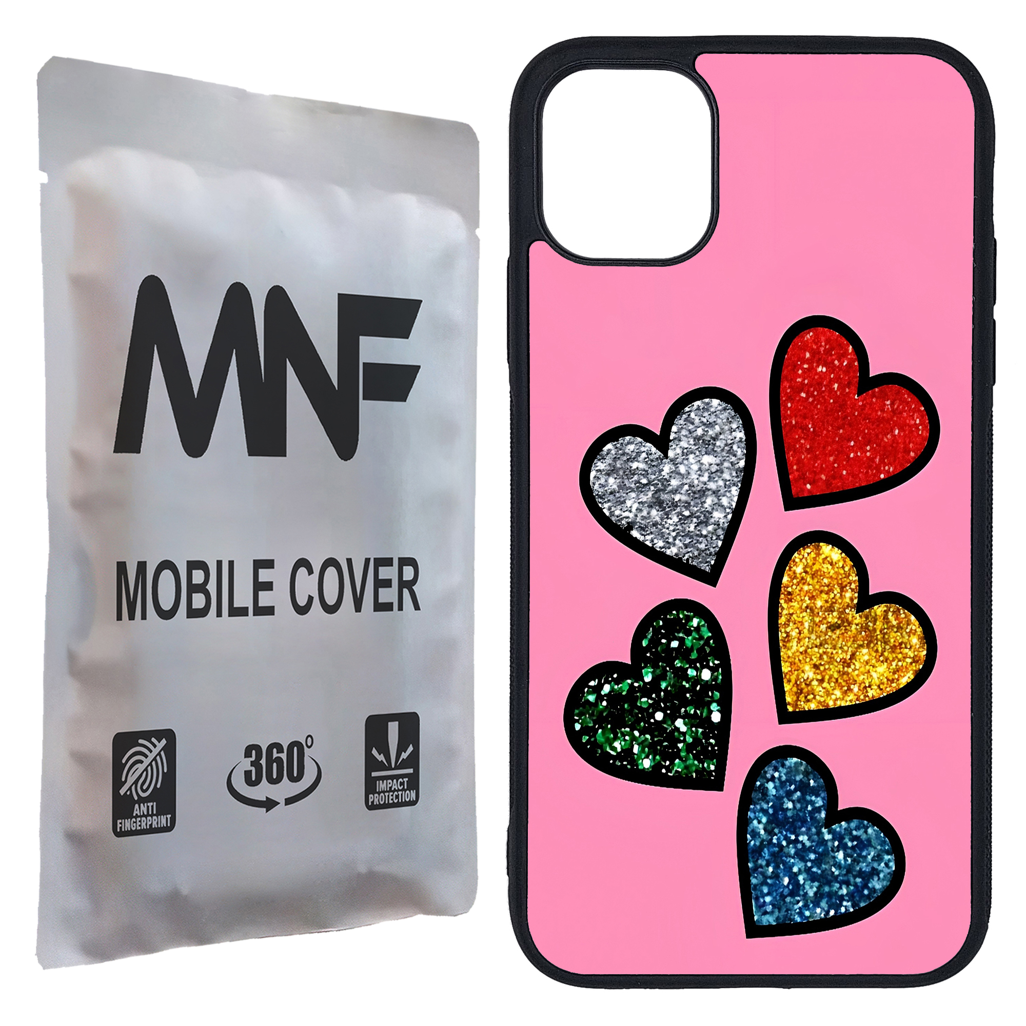 کاور ام ان اف طرح قلبی فانتزی کد P-040 مناسب برای گوشی موبایل اپل iPhone 11