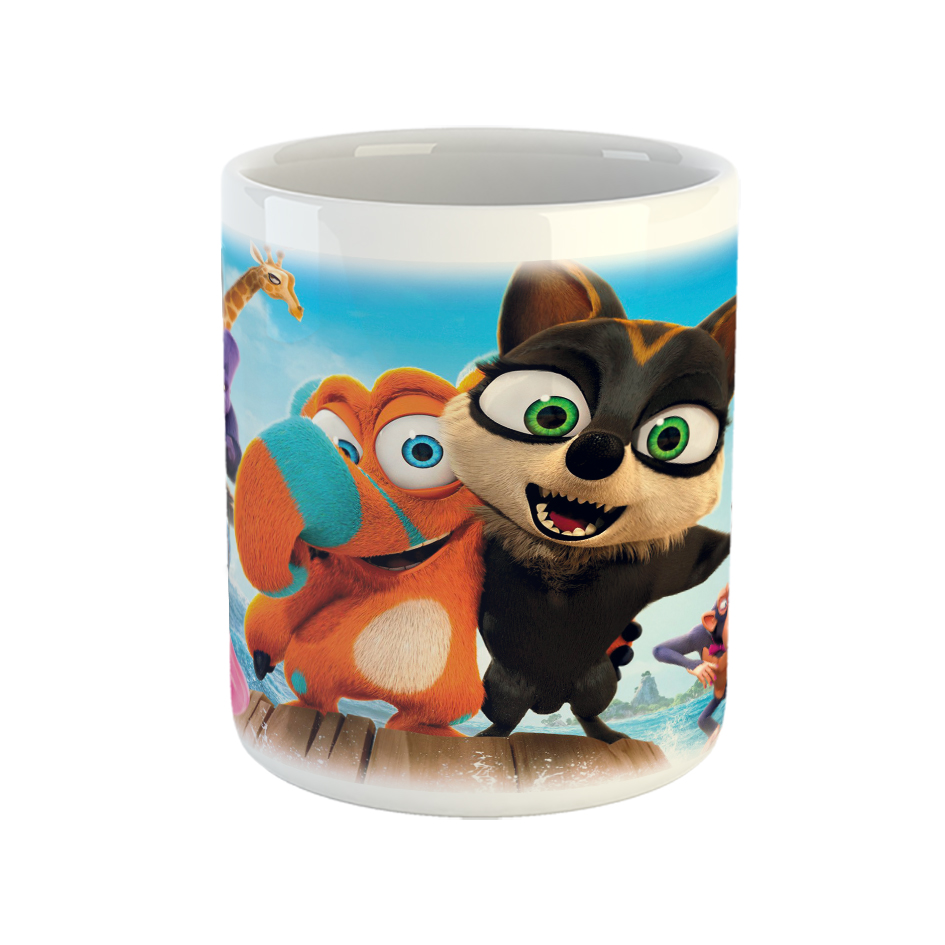 ماگ طرح انیمیشن دو به دو برفراز دریا کد 02