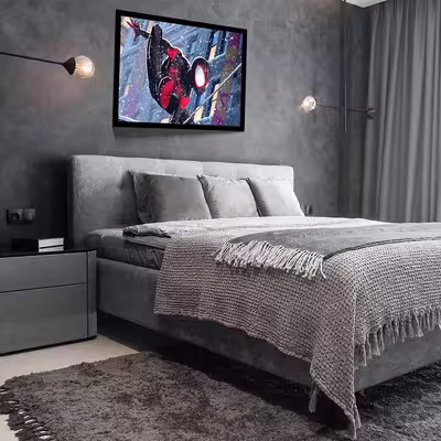 تابلو مدل spider man کد F-17031