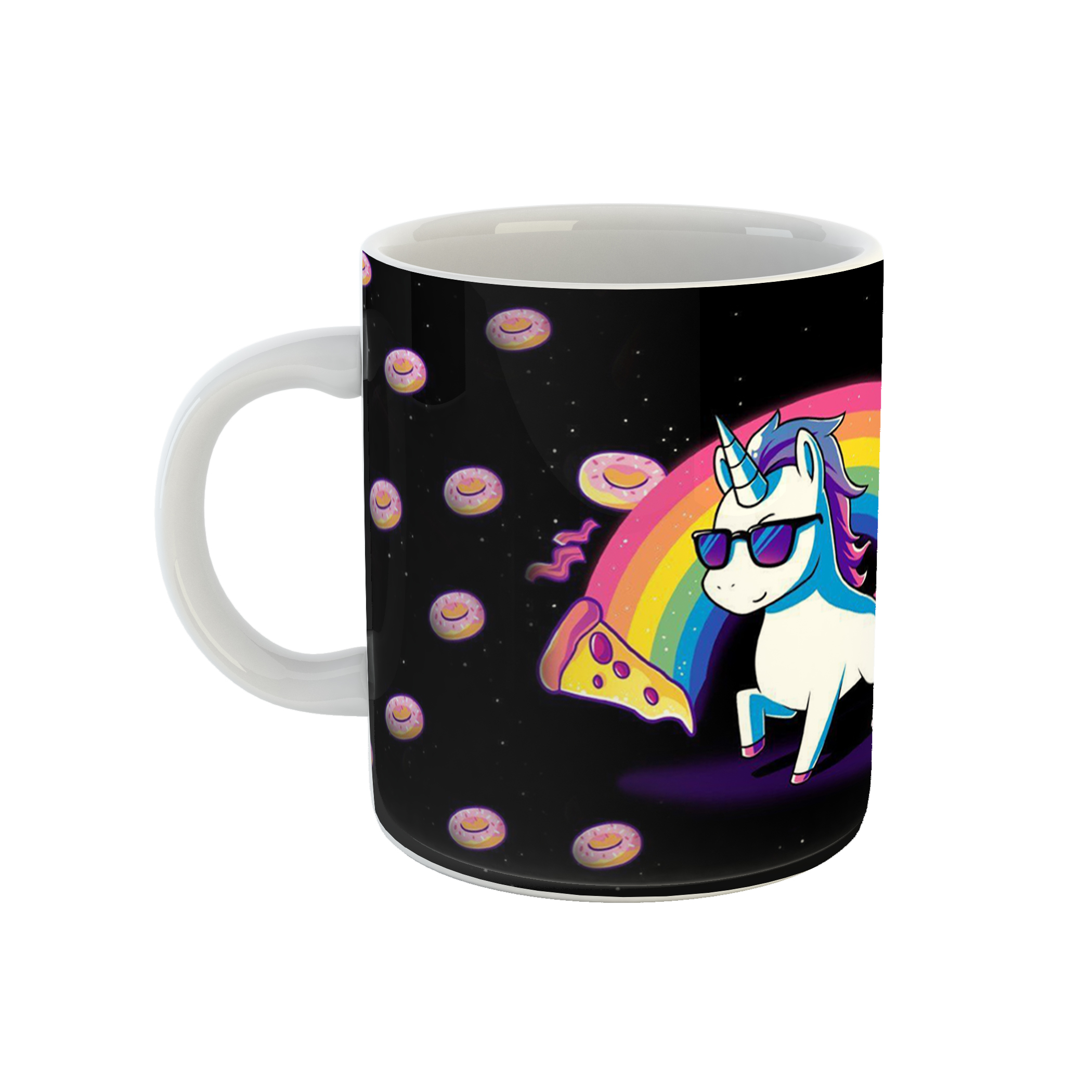 ماگ طرح اسب تک شاخ و دونات