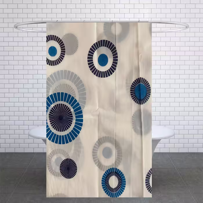 پرده حمام کد Ham21 سایز 180x200 سانتی متر