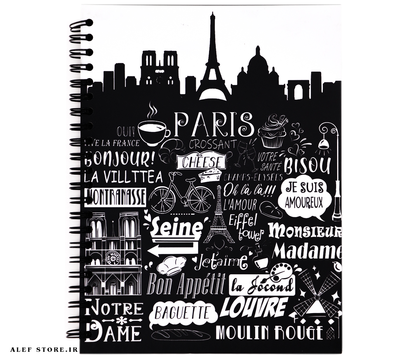 دفتر سیاهبرگ طرح Paris
