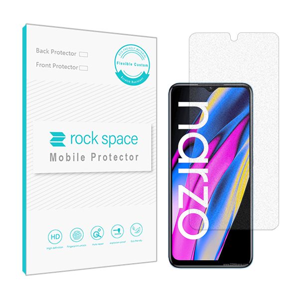 گلس ریلمی Narzo 50A Prime مدل نانو هیدروژل مات برند راک اسپیس کد S