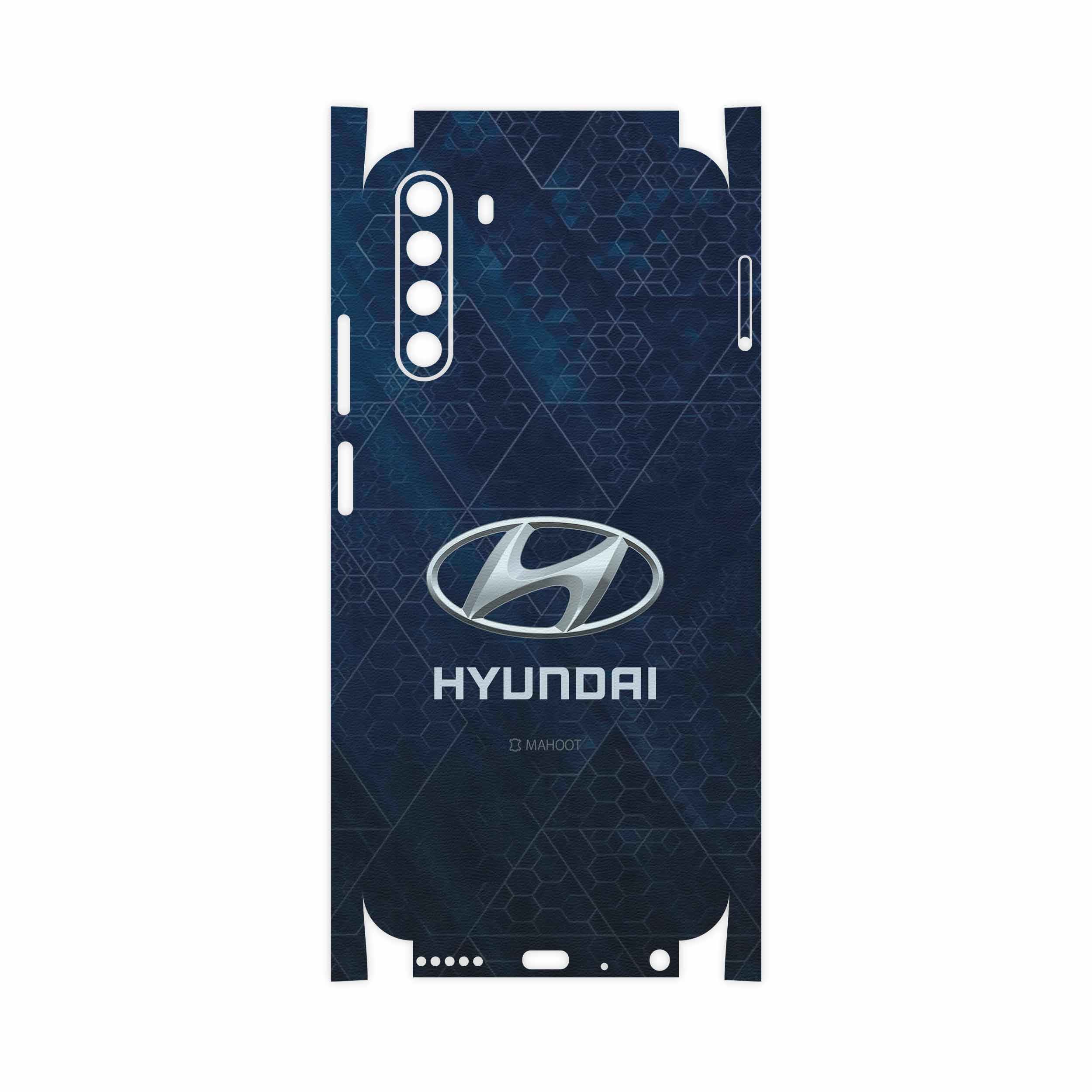 برچسب پوششی ماهوت مدل Hyundai-Logo-FullSkin مناسب برای گوشی موبایل جی پلاس X10
