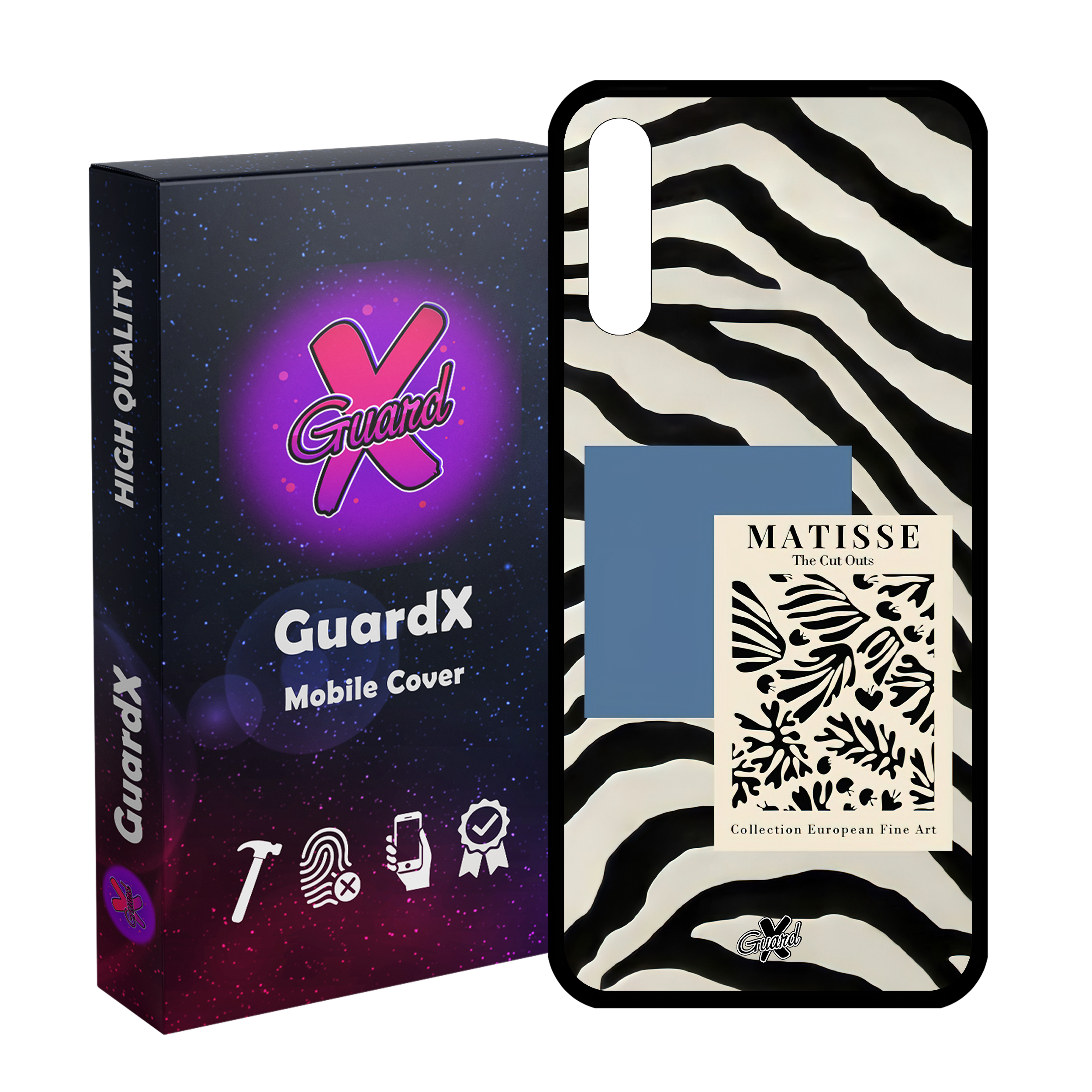 کاور گارد ایکس طرح Zebra مدل Glass10568 مناسب برای گوشی موبایل آنر 9X/9X Pro/Y9S/P SMART Pro 2019