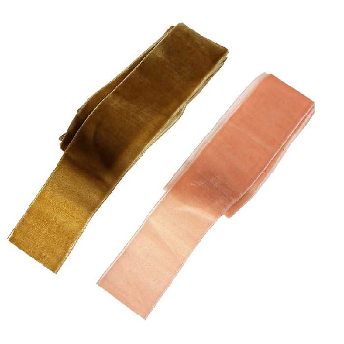 روبان مدل مخمل Y1182 طول 2.4 متر بسته 2 عددی