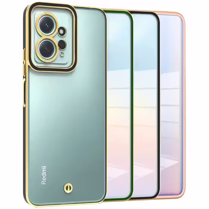 قاب اورجینال الکتروپلیتینگ Xiaomi Redmi Note 12 4G مدل دور طلایی Space