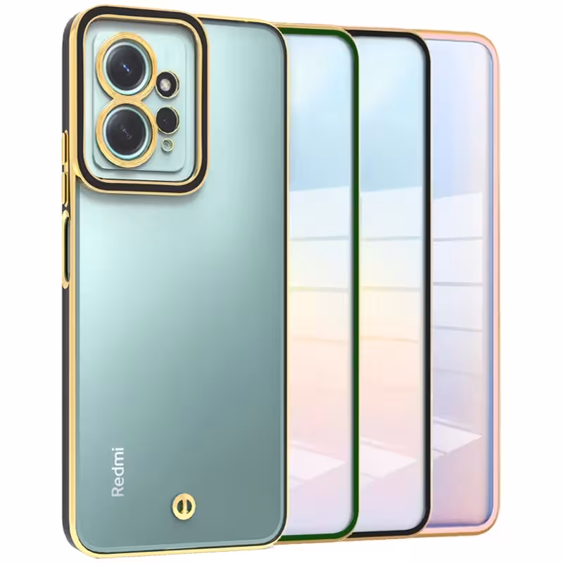 قاب اورجینال الکتروپلیتینگ Xiaomi Redmi Note 12 4G مدل دور طلایی Space