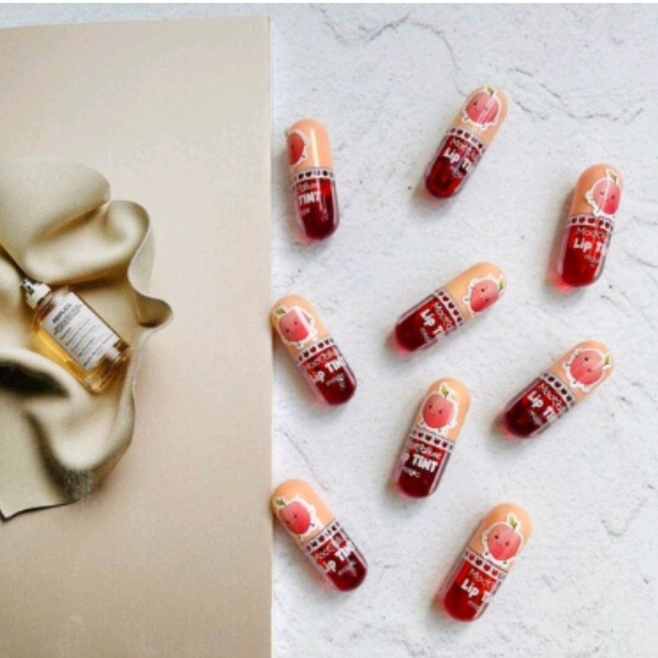 تینت لب کپسولی  با کیفیت و ماندگاری بالا ساعته دارای رنگ زیبا