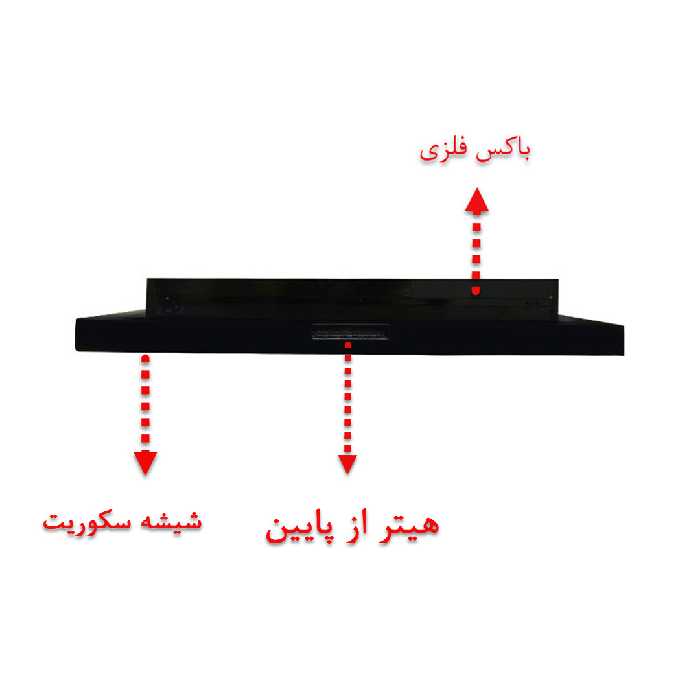 شومینه دیواری برقی شومینه بیستون مدل H.D_120_W16_L2.bs