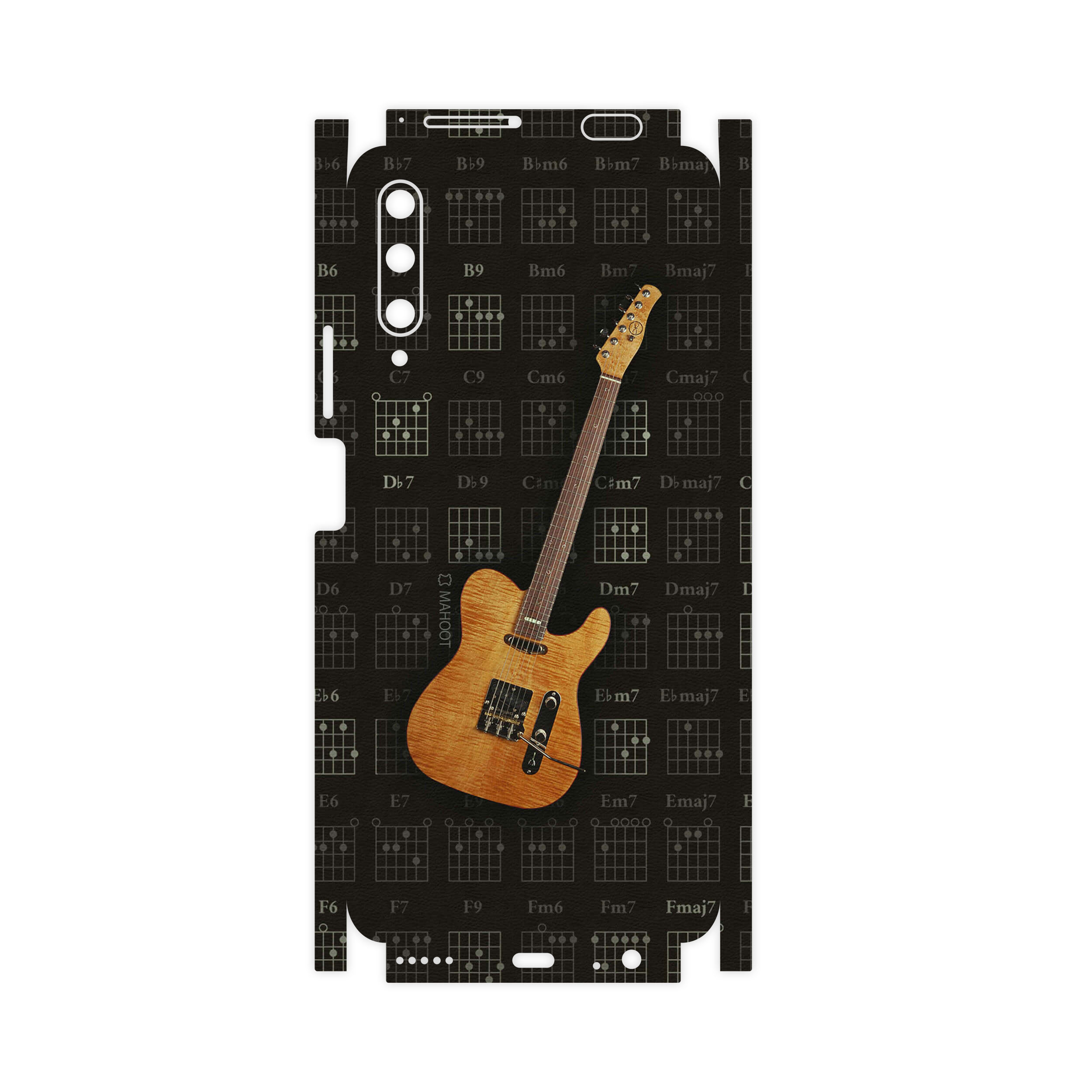 برچسب پوششی ماهوت مدل Guitar-Instrument-FullSkin مناسب برای گوشی موبایل هوآوی Y9S