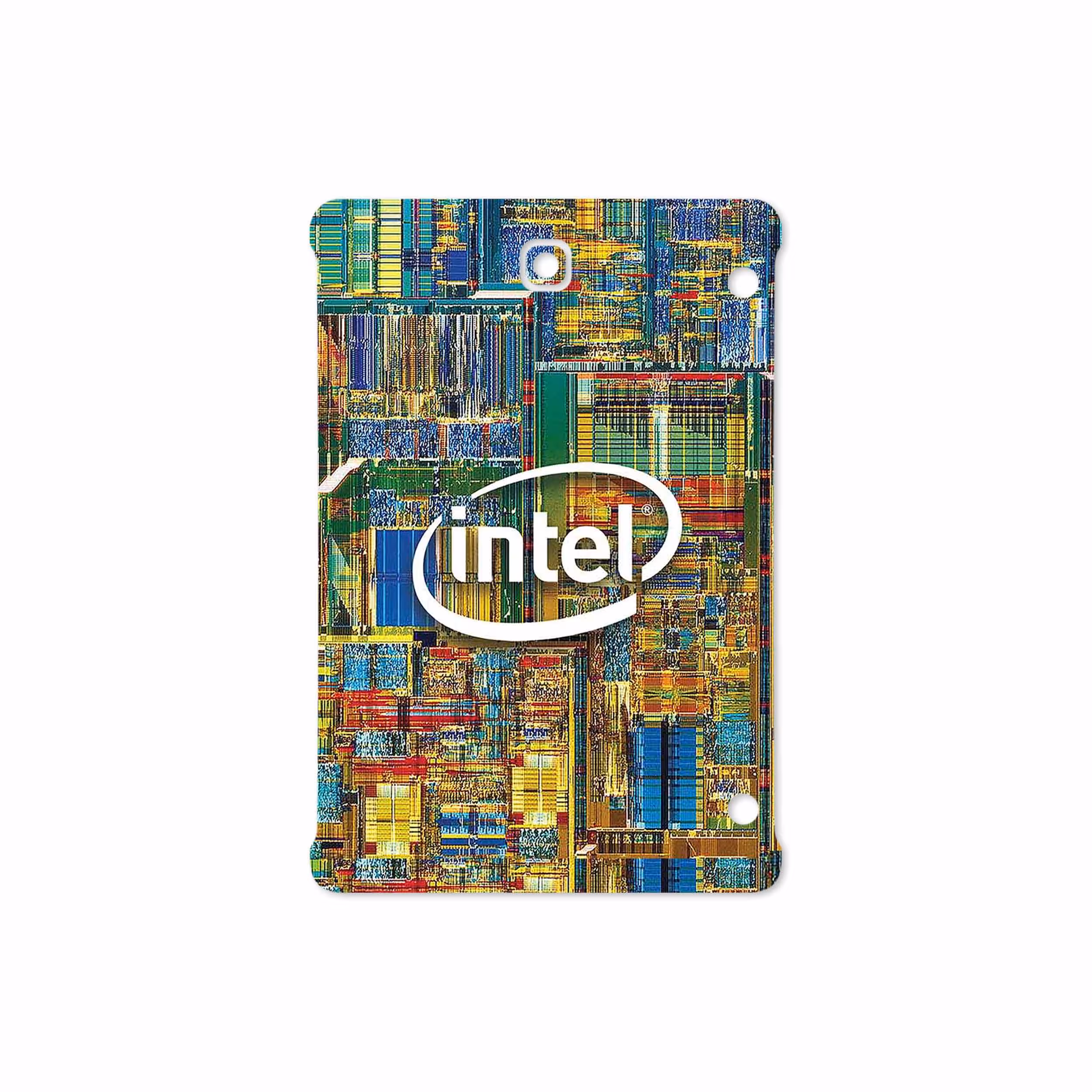 برچسب پوششی ماهوت مدل Intel Brand مناسب برای تبلت سامسونگ Galaxy Tab S2 8.0 2015 T710