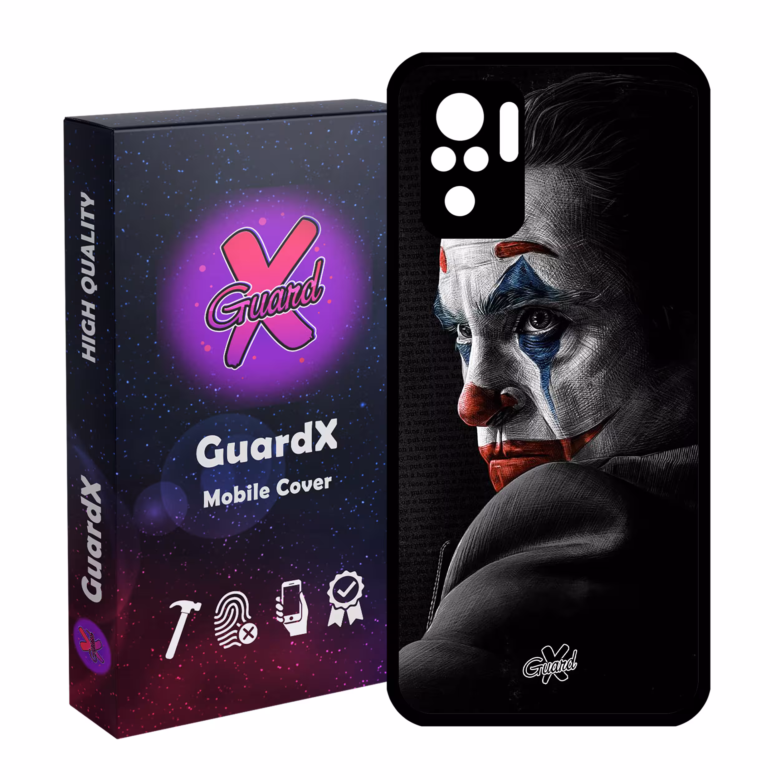کاور گارد ایکس طرح Joker مدل Glass10103 مناسب برای گوشی موبایل شیائومی Redmi Note 10 4G / Note 10S