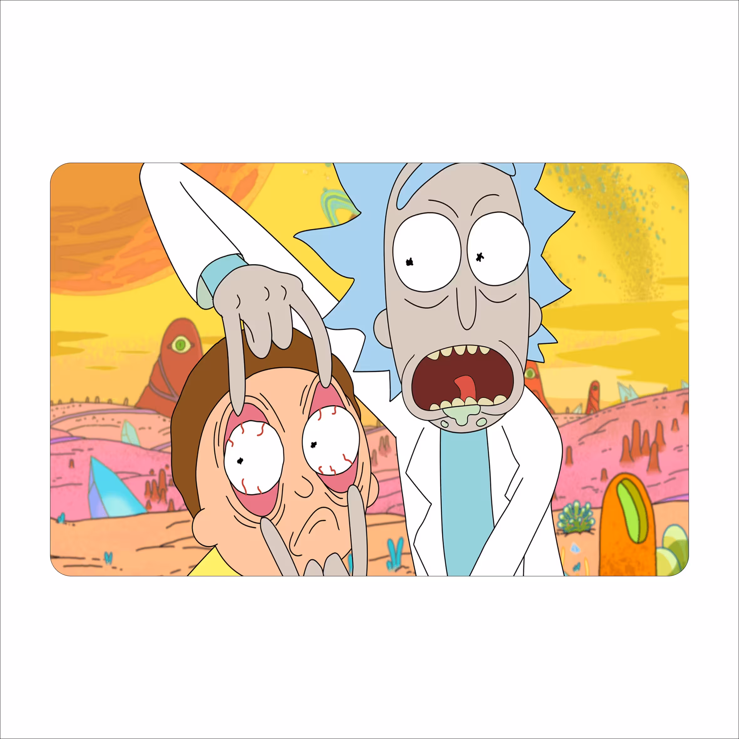 ماوس پد طرح ریک اند مورتی - rick and morty مدل mpb560