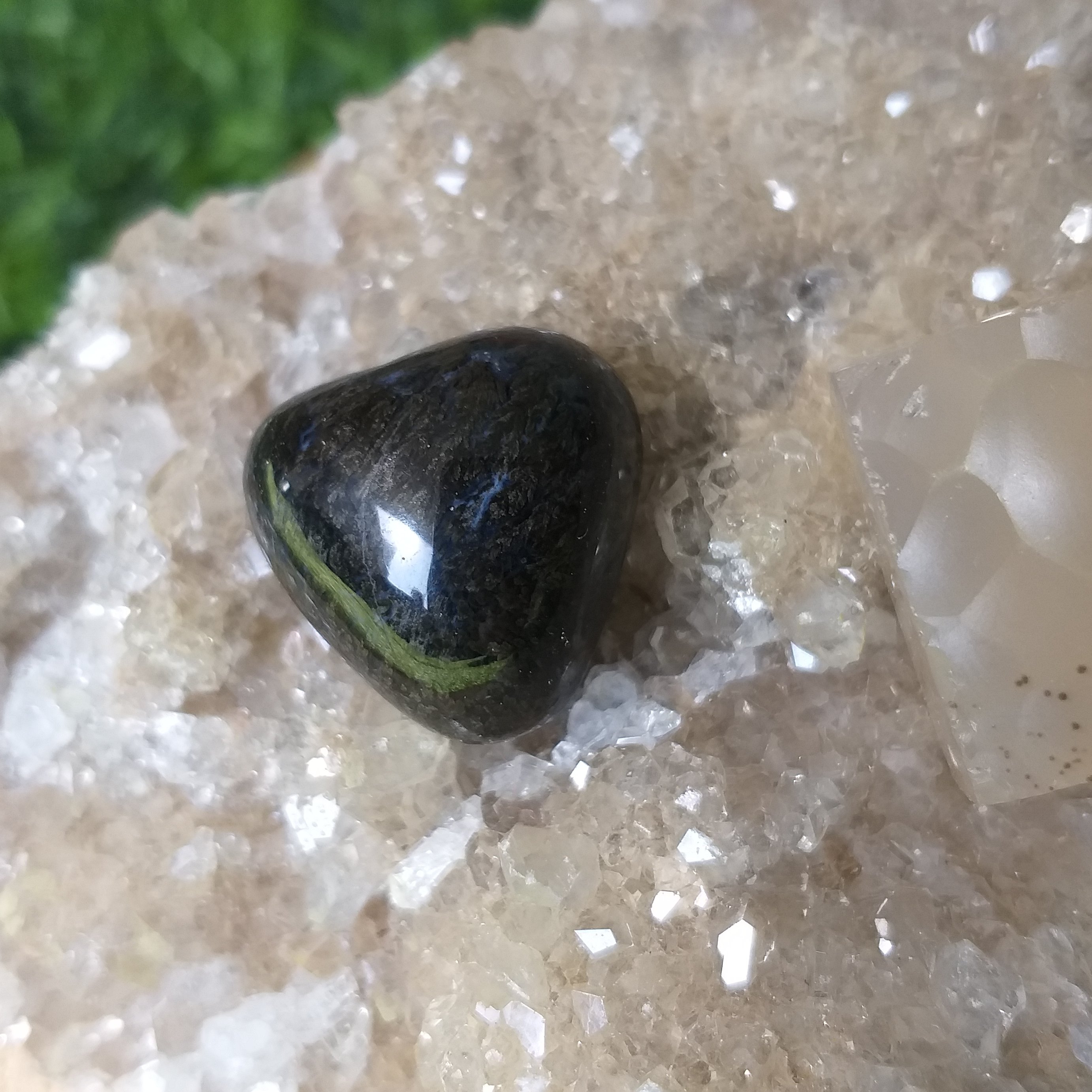 نگین انگشتری شجر مشکی