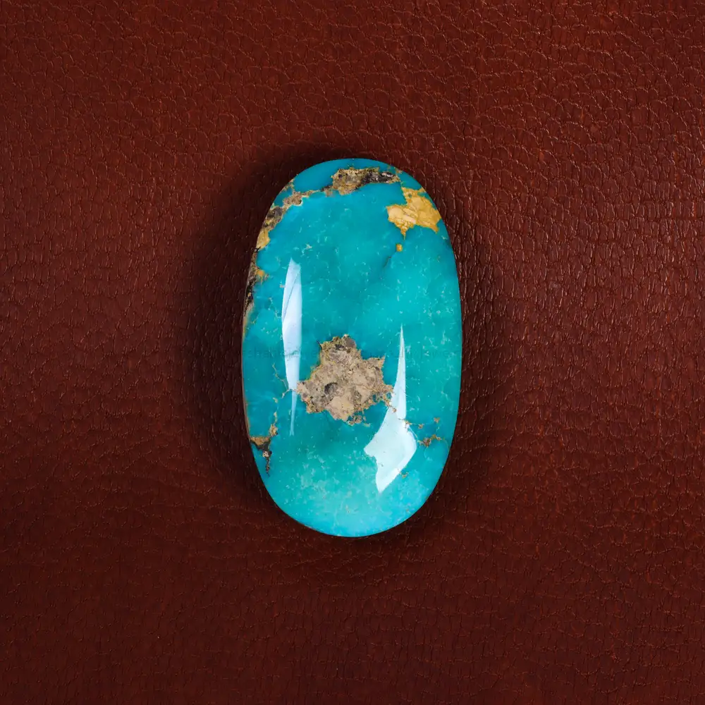 نگین فیروزه شجری کد 22471 - جواهری مشاهیر