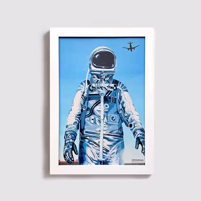 تابلو مدل فضانورد astronaut W013 | دنیای قاب