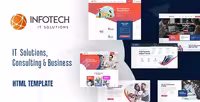 دانلود قالب HTML5 شرکتی Infotech