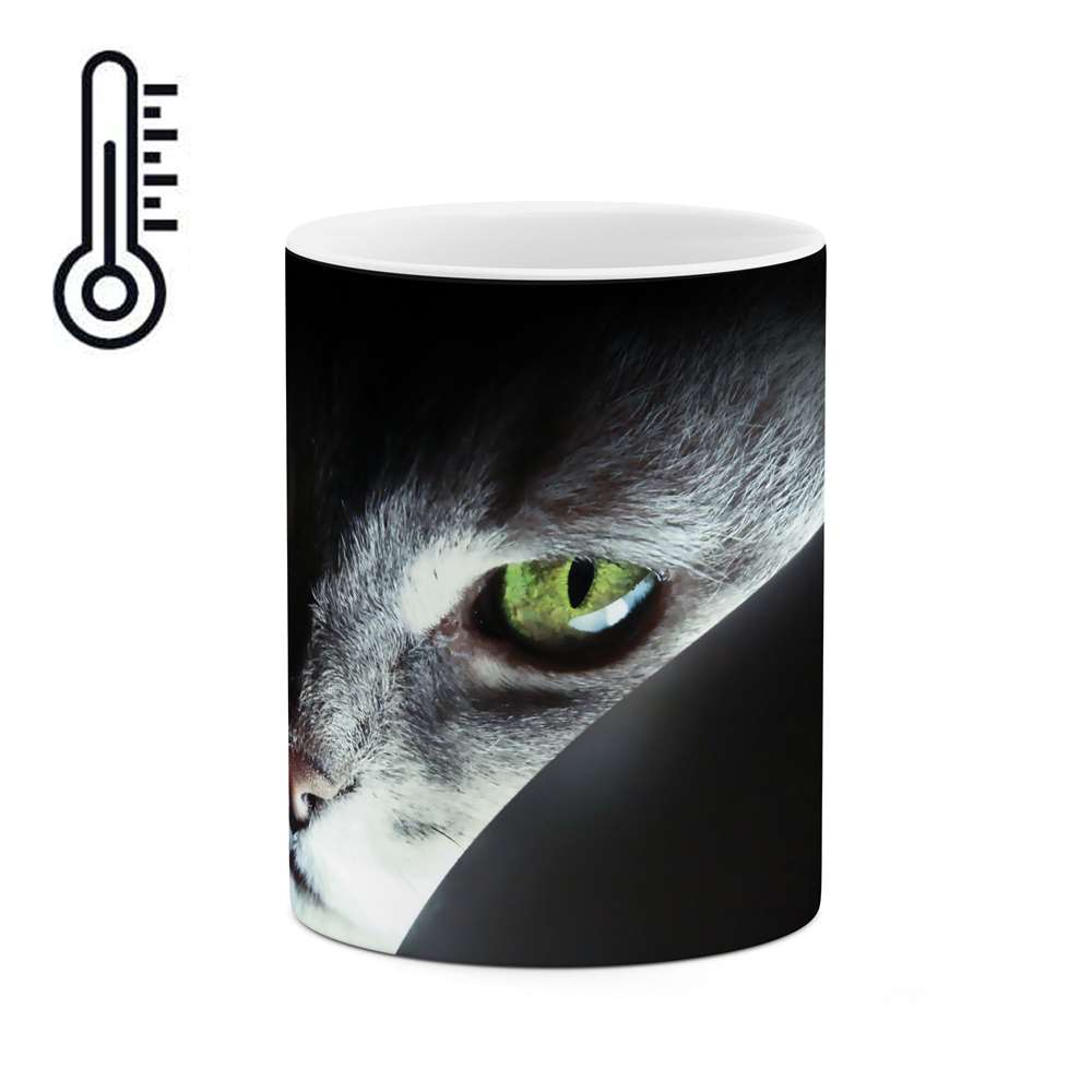 ماگ حرارتی طرح گربه مدل mgh02413