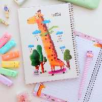 دفترهای 60 برگ باکیفیت برند ایمان طرح Happy animal طرح زرافه
جلدشون مجلد هستش
سیمی
حاشیه دار
