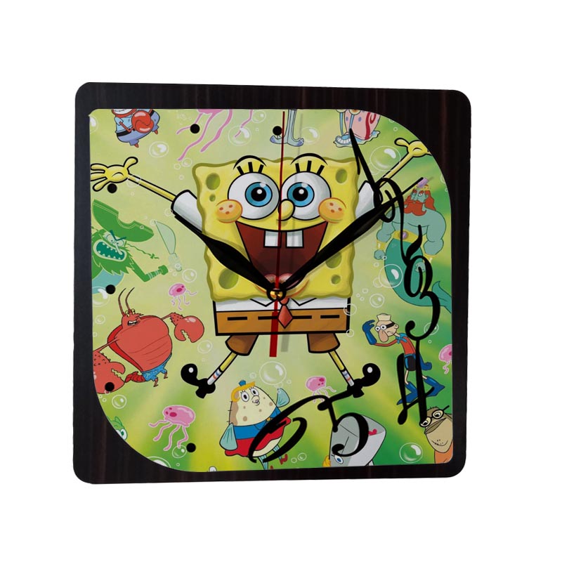 ساعت دیواری طرح باب اسفنجی کد To2