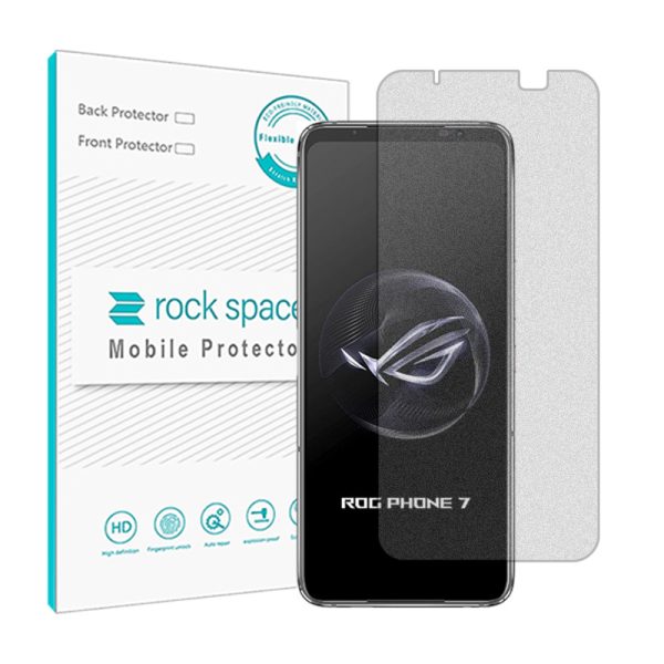 گلس ایسوس Rog Phone 7 مدل نانو هیدروژل مات برند راک اسپیس کد S