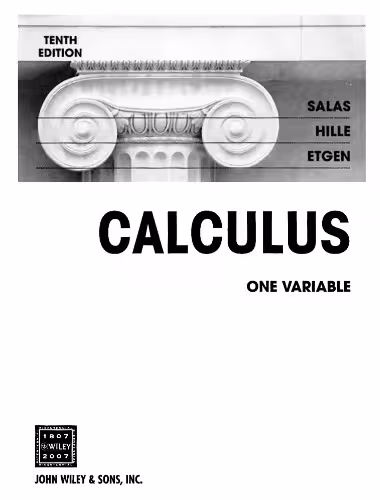 خرید و دانلود نسخه کامل کتاب Calculus: one variable