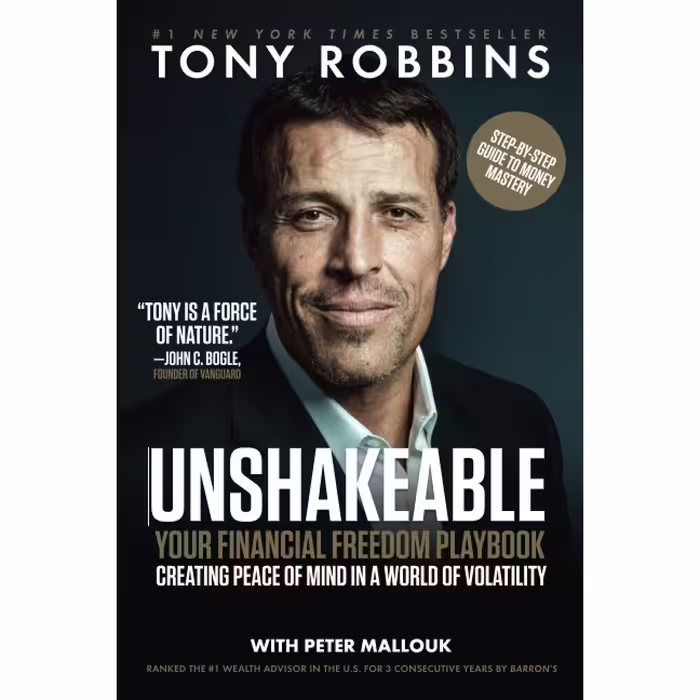 کتاب Unshakeable اثر Tony Robbins and Peter Mallouk انتشارات Simon &amp; Schuster, Inc