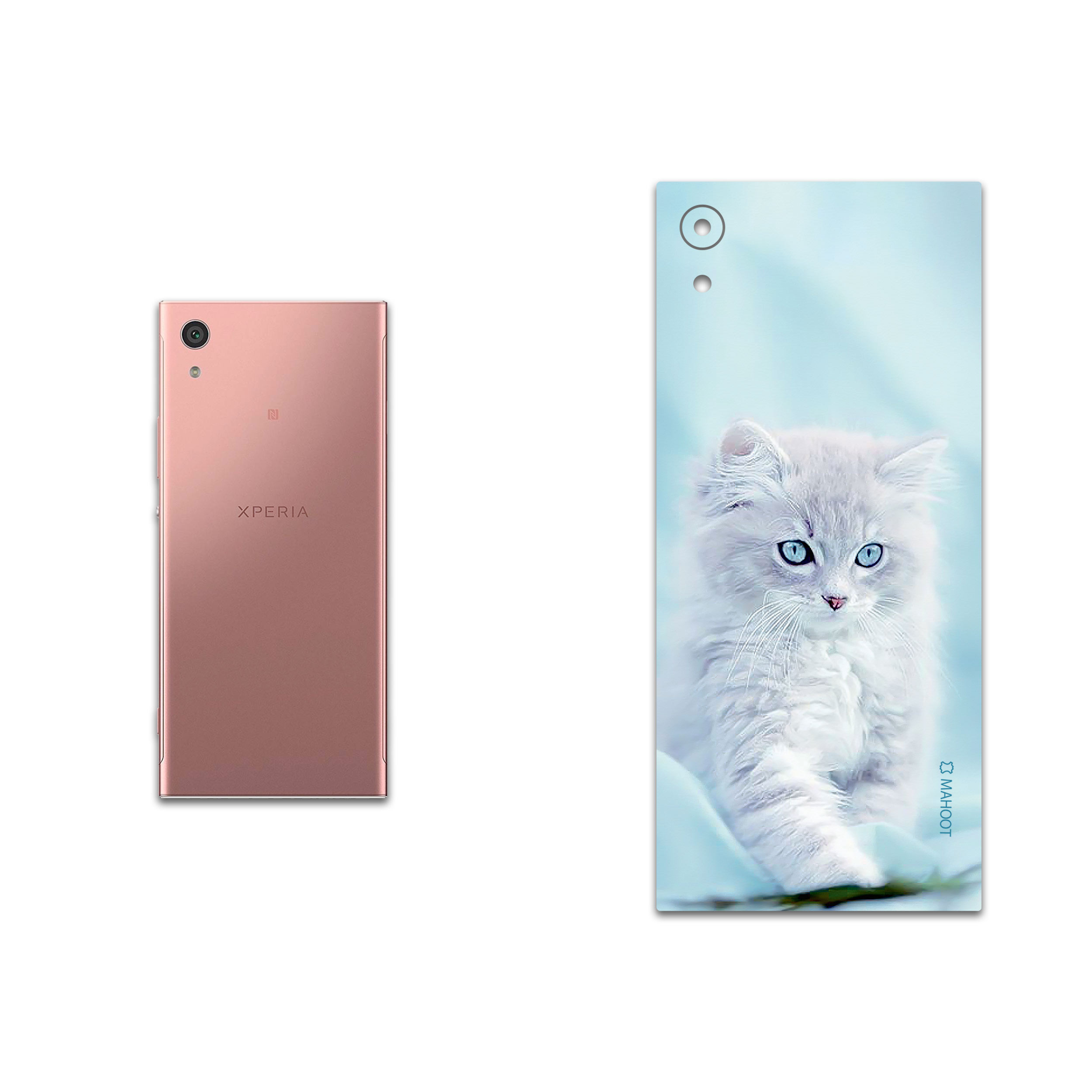 برچسب پوششی ماهوت مدل Cat-1 مناسب برای گوشی موبایل سونی Xperia XA1