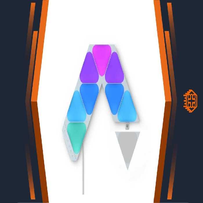 پنل روشنایی هوشمند 9 قطعه Nanoleaf Shapes Mini Triangles Starter Kit