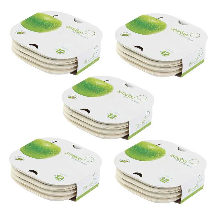 پیش دستی یکبار مصرف آملون مدل X5 پنج بسته 12 عددی