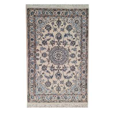 فرش دستبافت یک و نیم متری مدا نایین کد 577