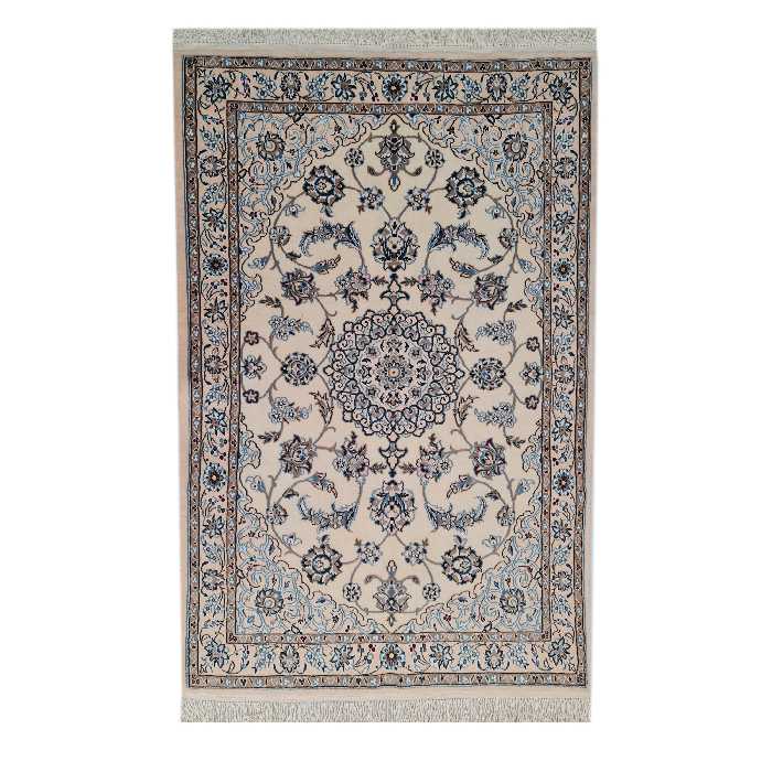 فرش دستبافت یک و نیم متری مدا نایین کد 577