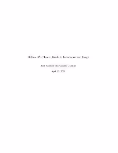 خرید و دانلود نسخه کامل کتاب Debian GN/Linux: Guide to Installation and Usage