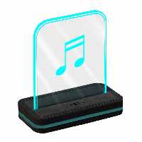 چراغ رومیزی نئون مدل CHG2_TURQUOISE_AC