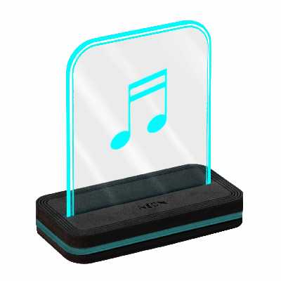 چراغ رومیزی نئون مدل CHG2_TURQUOISE_AC