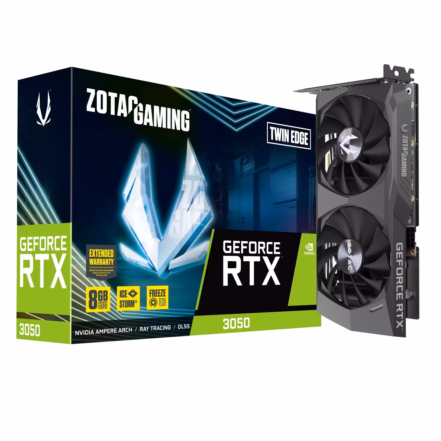 خرید کارت گرافیک زوتاک ZOTAC GAMING GeForce RTX 3050 Twin Edge OC با بهترین قیمت
